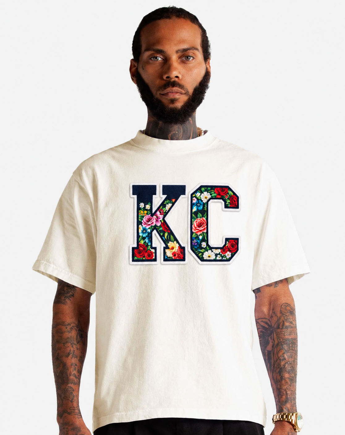 KC Floral Boxy Tee