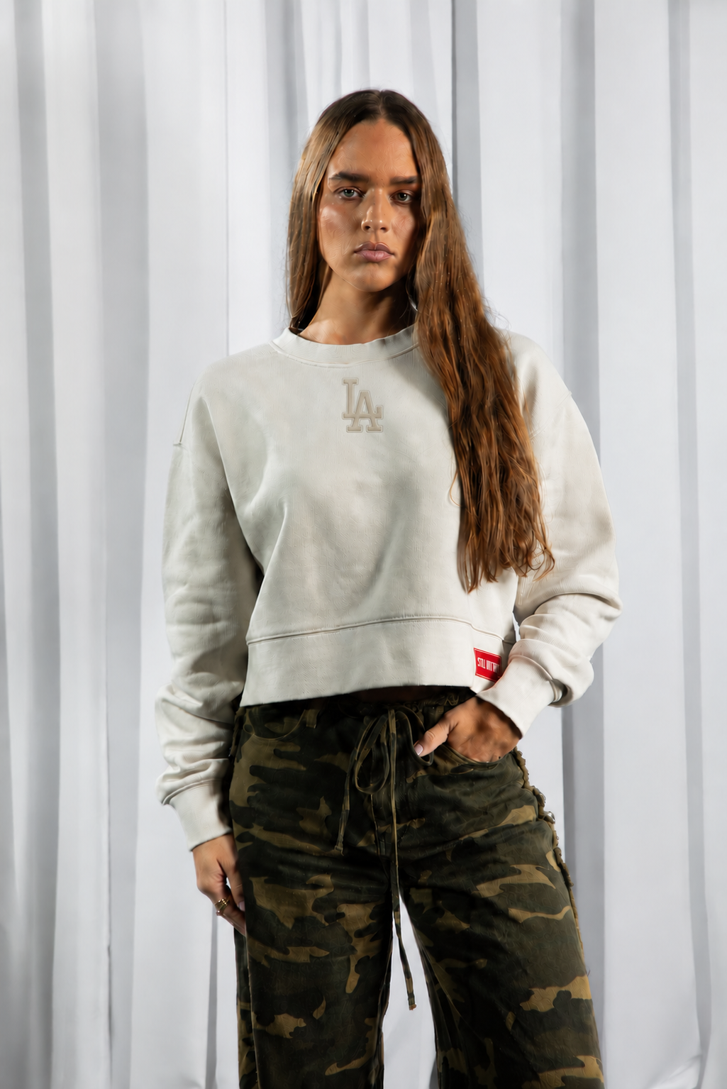 Los Angeles Dodgers Cropped Crewneck