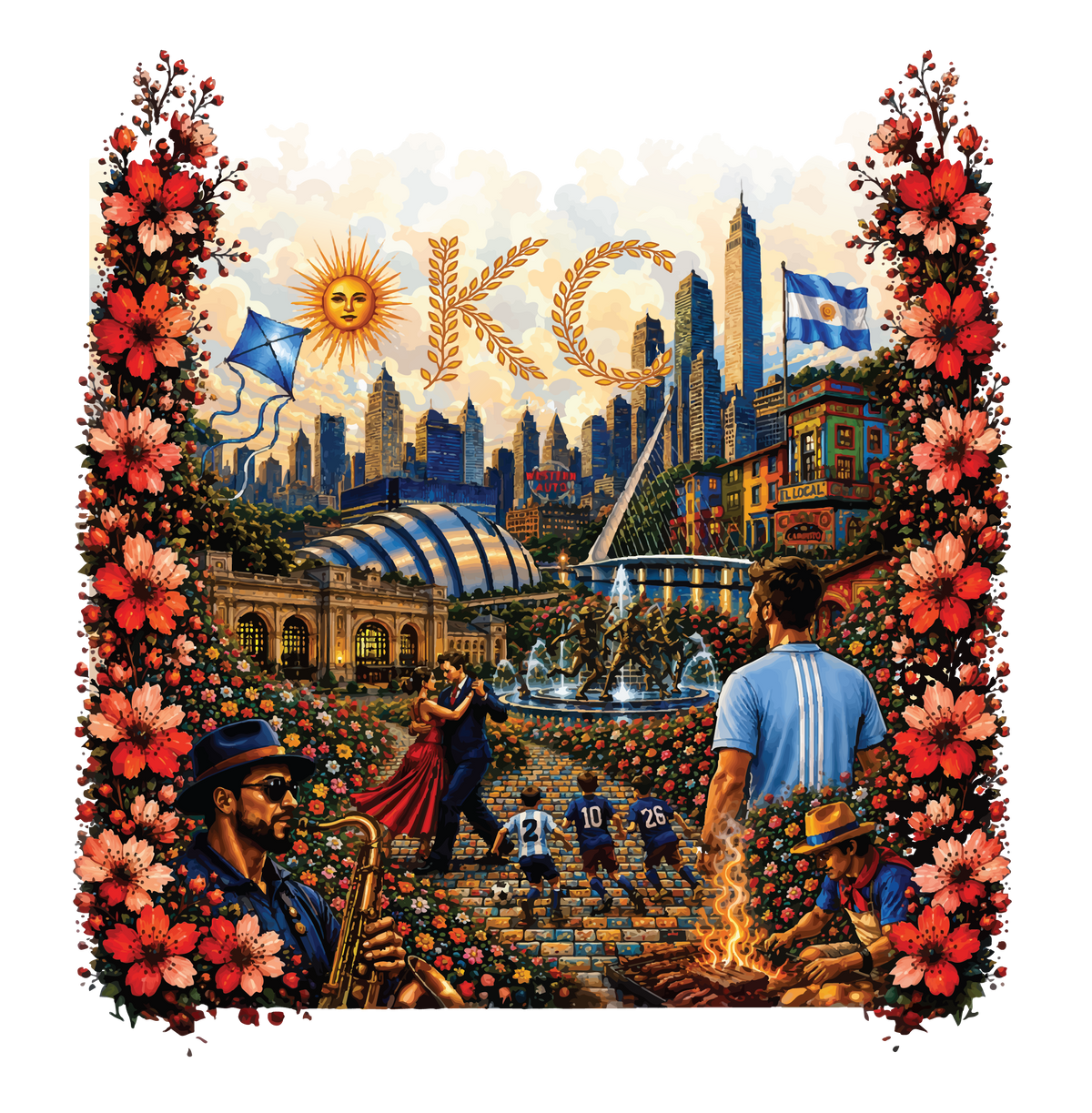 KC x Argentina Scarf