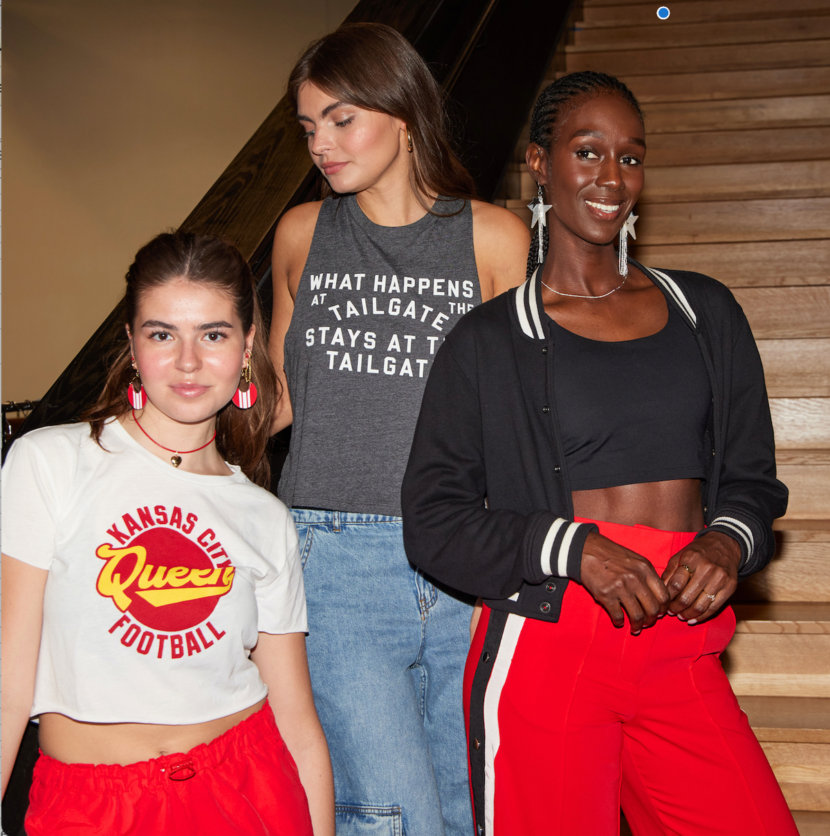 Cherry Red Snap Pants