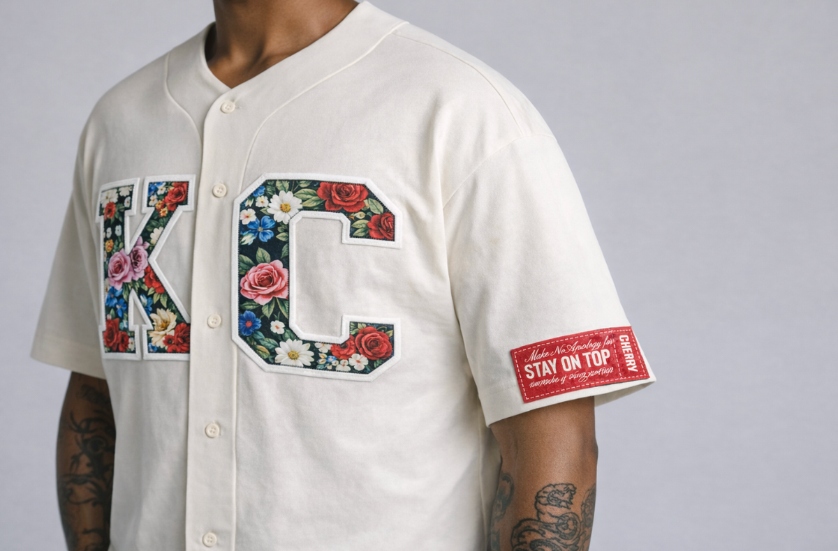 KC Floral Baseball Jersey
