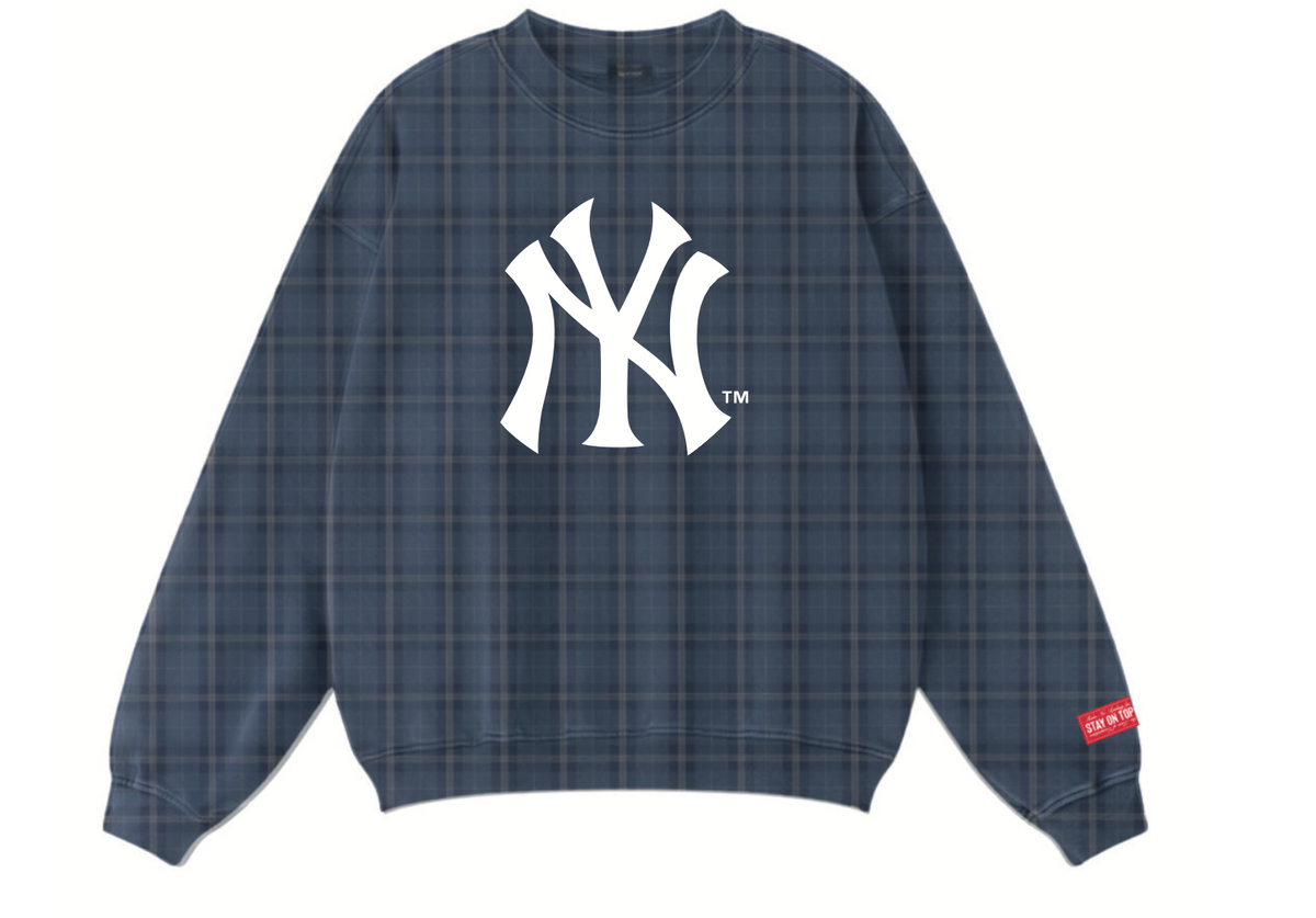 New York  Plaid Sweatshirt