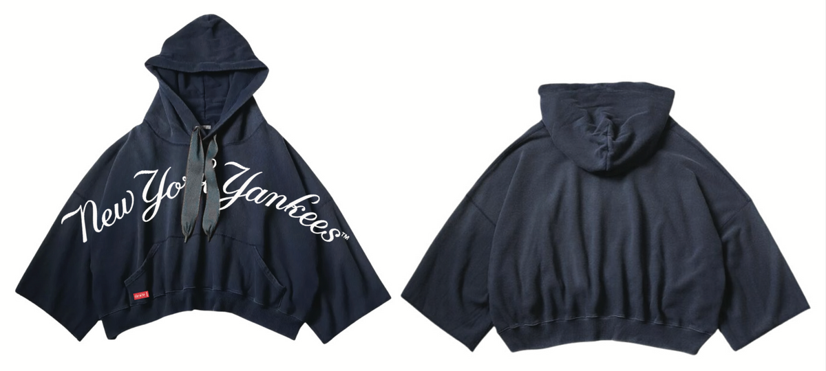 Yankees Asymmetrical  Hoodie