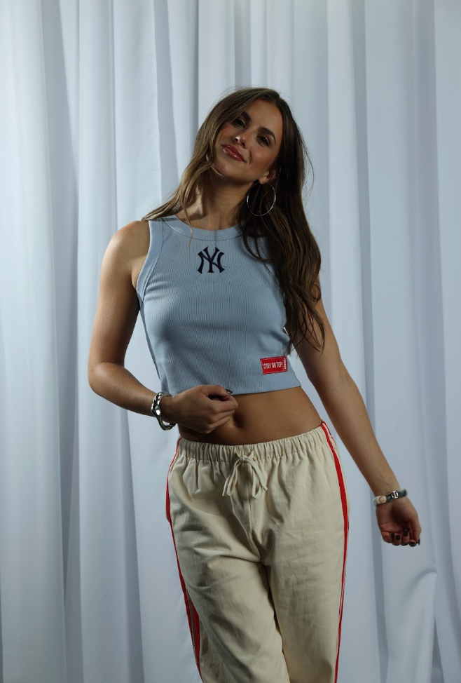Cherry Stripe Track Pants