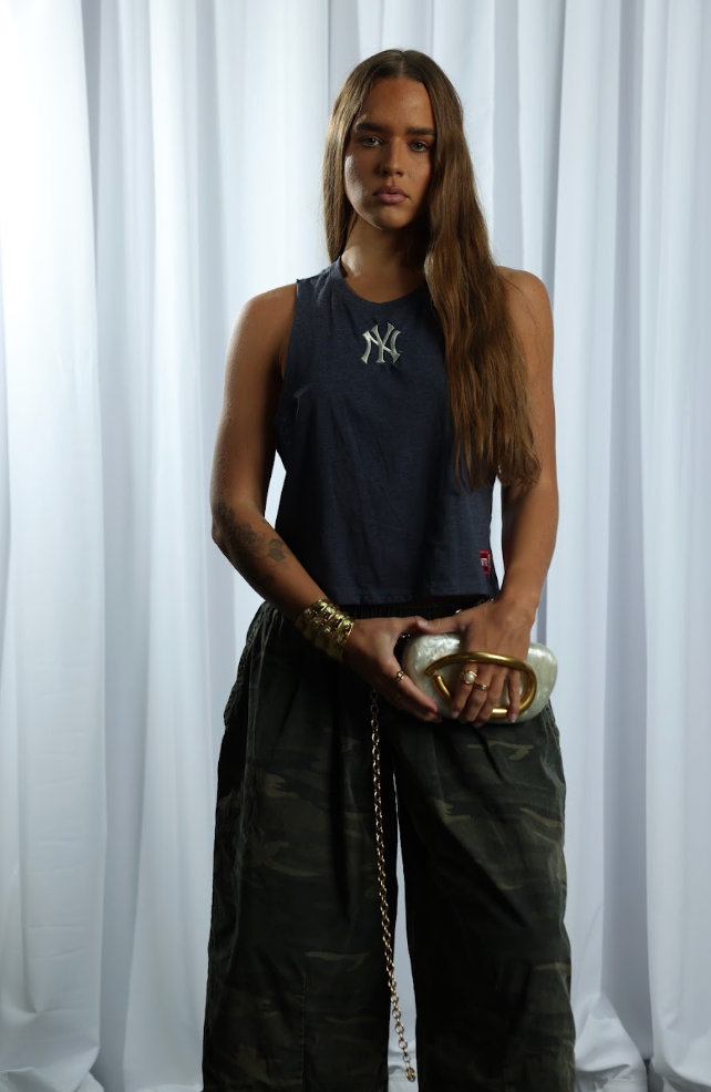 Yankees Raw Edge Tank